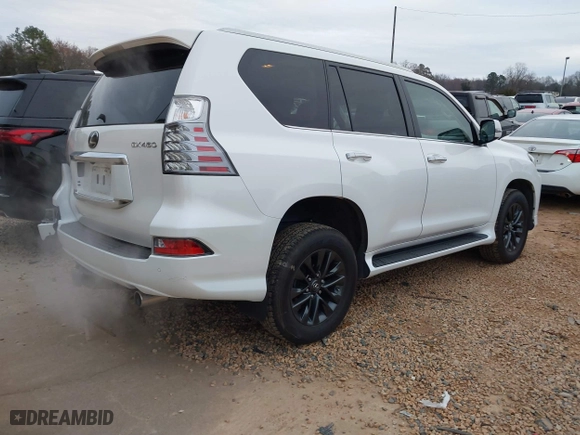 2020 Lexus GX with VIN JTJAM7BX5L5264637, listed as a IAAI auction lot 41541169 with 53,542 mi miles. Bid and sale history available at carsss.com. Image 4.