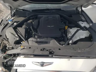 2017 Genesis G80 3.8L with VIN KMHGN4JE8HU172472, listed as a Copart auction lot 70010094 with 104,234 mi miles and Salvage Title. Bid and sale history available at carsss.com. Image 13.