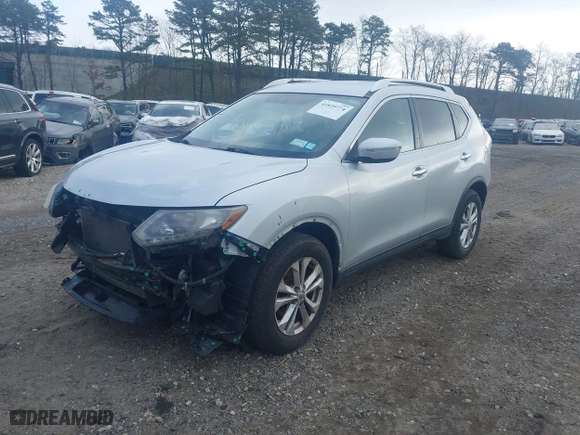 2015 Nissan Rogue SV with VIN KNMAT2MVXFP519053, listed as a IAAI auction lot 41839774 with 136,895 mi miles. Bid and sale history available at carsss.com. Image 20.