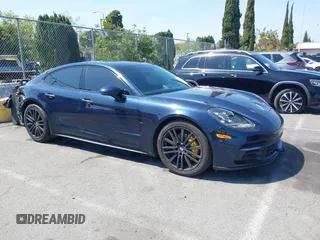 2018 Porsche Panamera with VIN WP0AA2A74JL109361, listed as a IAAI auction lot 42158004 with 62,899 mi miles and . Bid and sale history available at DreamBid. Image 1.