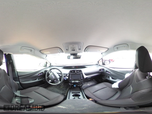 2022 Toyota Prius L Eco with VIN JTDKAMFU5N3180976, listed as a Copart auction lot 52612005 with 48,195 mi miles and Salvage title. Bid and sale history available at DreamBid. Image 12.
