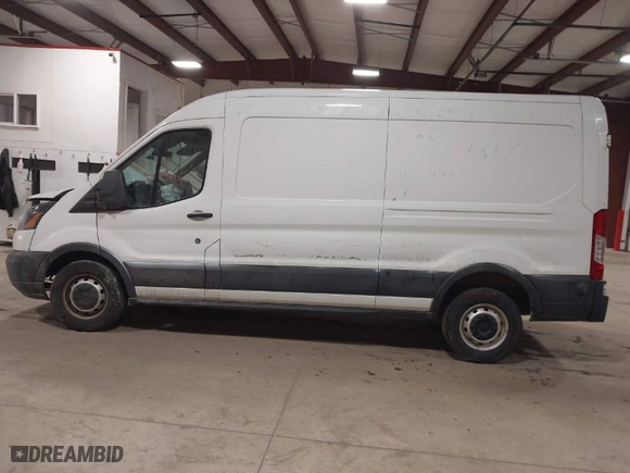 2019 Ford Transit Van with VIN 1FTYE2CM8KKB86859, listed as a IAAI auction lot 41343162 with NaN miles. Bid and sale history available at carsss.com. Image 14.