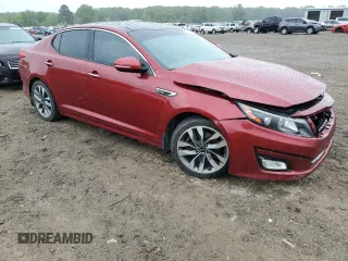 2015 Kia Optima SX Turbo with VIN 5XXGR4A60FG394038, listed as a Copart auction lot 54554755 with 141,410 mi miles and Salvage title. Bid and sale history available at DreamBid. Image 4.