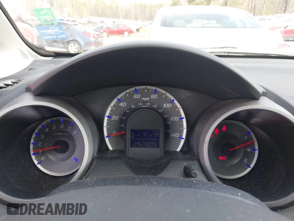 2010 Honda Fit with VIN JHMGE8H25AS026697, listed as a IAAI auction lot 41775689 with 92,805 mi miles. Bid and sale history available at carsss.com. Image 7.