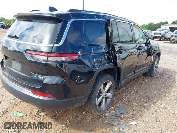 2022 Jeep Grand Cherokee Limited z VIN 1C4RJKBG5N8514591, wystawiony jako IAAI lot #42221458 z przebiegiem 48 957 mil mil oraz . Historia ofert i sprzedaży dostępna na DreamBid. Obrazek 4.