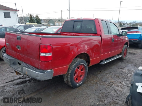 2008 Ford F-150 XLT with VIN 1FTPX14508FC15506, listed as a IAAI auction lot 41786844 with 165,988 mi miles. Bid and sale history available at carsss.com. Image 4.