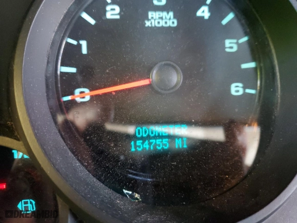2011 Chevrolet Silverado 1500 Work Truck with VIN 1GCNCPEX4BZ156097, listed as a Copart auction lot 44471525 with 154,755 mi miles and Salvage Title. Bid and sale history available at carsss.com. Image 9.