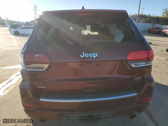 2017 Jeep Grand Cherokee Overland with VIN 1C4RJECG2HC868313, listed as a Copart auction lot 79510394 with 111,624 mi miles and Salvage Title. Bid and sale history available at carsss.com. Image 6.