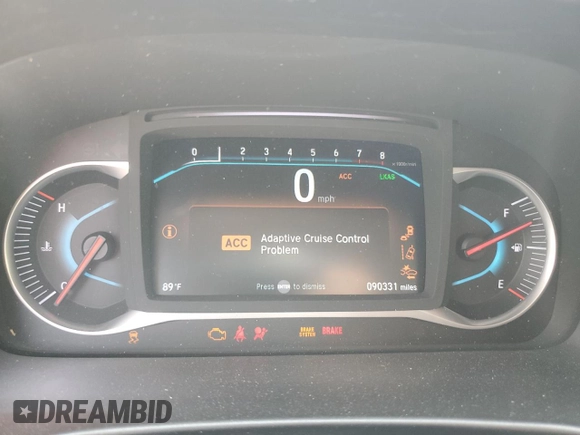 2021 Honda Pilot Touring 8-Passenger with VIN 5FNYF6H90MB079698, listed as a Copart auction lot 52011005 with 90,331 mi miles and Non repairable. Bid and sale history available at DreamBid. Image 9.