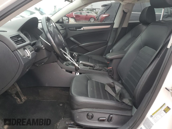 2015 Volkswagen Passat SE with VIN 1VWBS7A32FC078188, listed as a Copart auction lot 57938795 with 150,877 mi miles and Salvage title. Bid and sale history available at DreamBid. Image 7.