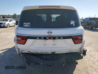 2022 Nissan Armada SV with VIN JN8AY2AD9N9675220, listed as a Copart auction lot 47884005 with 63,800 mi miles and Salvage Title. Bid and sale history available at carsss.com. Image 6.