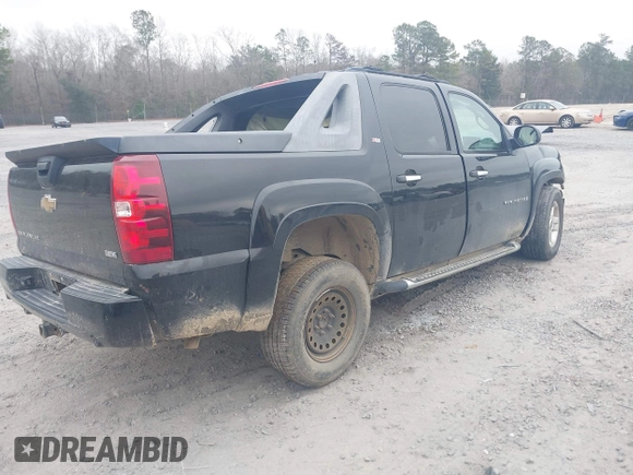 2008 Chevrolet Avalanche LTZ with VIN 3GNFK123X8G268974, listed as a IAAI auction lot 41446129 with 228,628 mi miles. Bid and sale history available at carsss.com. Image 4.