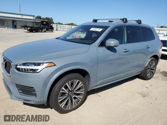 2020 Volvo XC90 Momentum with VIN YV4102CK6L1535701, listed as a Copart auction lot 75656114 with 93,121 mi miles and Salvage Title. Bid and sale history available at carsss.com. Image 1.