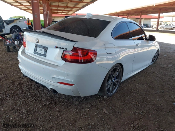 2017 BMW 2 Series M240i with VIN WBA2G1C39HV639568, listed as a IAAI auction lot 41888789 with 65,998 mi miles. Bid and sale history available at carsss.com. Image 4.
