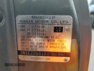 1983 Datsun 280ZX z VIN JN1CZ06S1DX700637, wystawiony jako Copart lot #53893855 z przebiegiem 93 909 mil mil oraz Tytuł czysty. Historia ofert i sprzedaży dostępna na DreamBid. Obrazek 12.
