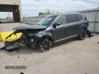 2024 Kia Telluride SX Prestige with VIN 5XYP5DGC6RG458544, listed as a Copart auction lot 55989465 with 25,986 mi miles and Salvage title. Bid and sale history available at DreamBid. Image 1.