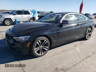 2020 BMW 4 Series 430i xDrive with VIN WBA4W5C07LFH28523, listed as a Copart auction lot 41481555 with 46,153 mi miles and Salvage title. Bid and sale history available at DreamBid. Image 1.