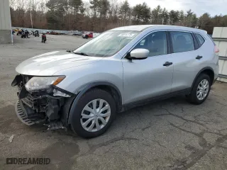 2016 Nissan Rogue SV with VIN KNMAT2MV4GP620607, listed as a Copart auction lot 46815775 with 100,270 mi miles and Salvage Title. Bid and sale history available at carsss.com. Image 1.