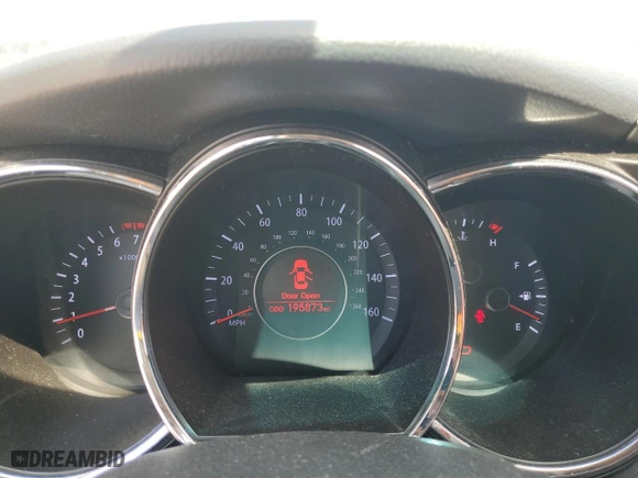 2011 Kia Optima LX with VIN KNAGM4A76B5072961, listed as a Copart auction lot 47438435 with 195,873 mi miles and Salvage Title. Bid and sale history available at carsss.com. Image 9.