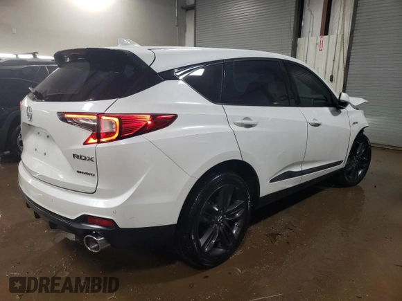2021 Acura RDX w/A-Spec Package with VIN 5J8TC2H62ML035489, listed as a Copart auction lot 42797534 with 28,695 mi miles. Bid and sale history available at carsss.com. Image 3.