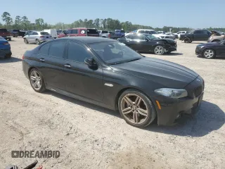 2014 BMW 5 Series 535i with VIN WBA5B1C54ED477184, listed as a Copart auction lot 52670515 with 191,671 mi miles and Clean Title. Bid and sale history available at carsss.com. Image 4.