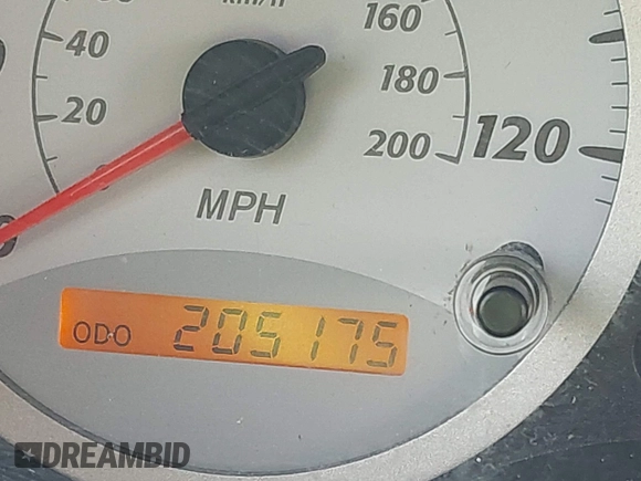 2005 Toyota RAV4 with VIN JTEGD20V350094758, listed as a IAAI auction lot 42033815 with 205,175 mi miles. Bid and sale history available at carsss.com. Image 15.