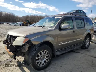 2008 Nissan Pathfinder LE with VIN 5N1BR18B08C619357, listed as a Copart auction lot 45152395 with 266,201 mi miles and Salvage Title. Bid and sale history available at carsss.com. Image 1.