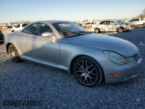 2003 Lexus SC 430 z VIN JTHFN48Y830043145, wystawiony jako Copart lot #88215605 z przebiegiem Nie podano mil oraz Nie do naprawy. Historia ofert i sprzedaży dostępna na DreamBid. Obrazek 4.