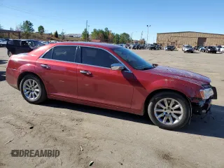 2014 Chrysler 300 with VIN 2C3CCAETXEH118075, listed as a Copart auction lot 81722954 with 177,447 mi miles and Salvage Title. Bid and sale history available at carsss.com. Image 4.