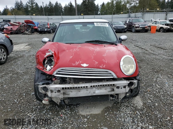 2004 MINI Hardtop with VIN WMWRC33464TJ54261, listed as a Copart auction lot 55150205 with 212,636 mi miles and Salvage Title. Bid and sale history available at DreamBid. Image 11.