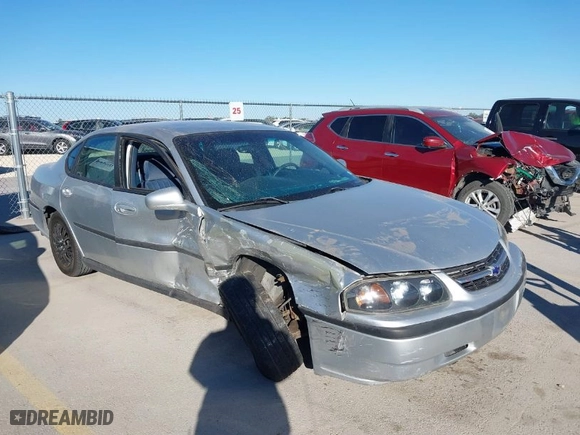 2002 Chevrolet Impala with VIN 2G1WF55EX29115572, listed as a IAAI auction lot 41725584 with 83,775 mi miles. Bid and sale history available at carsss.com. Image 1.