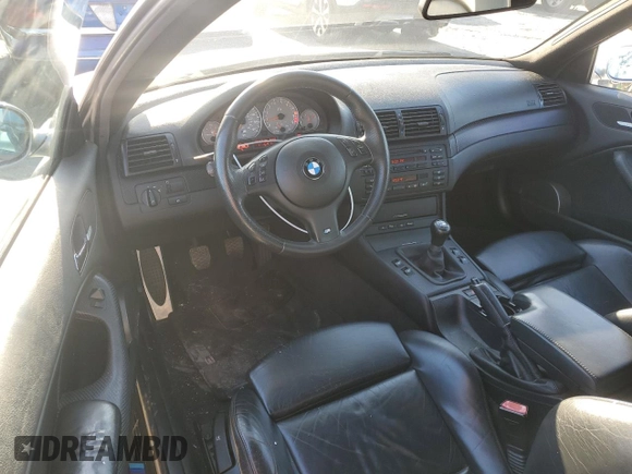 2002 BMW 3 Series M3 with VIN WBSBL93422JR15716, listed as a Copart auction lot 86993574 with 156,485 mi miles and Salvage Title. Bid and sale history available at DreamBid. Image 8.
