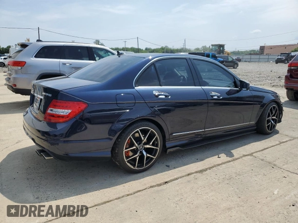 2012 Mercedes-Benz C 300 Sport with VIN WDDGF8BB4CR230043, listed as a Copart auction lot 62987075 with 49,586 mi miles and Salvage title. Bid and sale history available at DreamBid. Image 3.