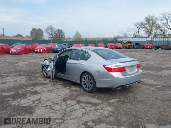 2014 Honda Accord Sedan Sport with VIN 1HGCR2F53EA134778, listed as a IAAI auction lot 41951952 with 225,219 mi miles. Bid and sale history available at carsss.com. Image 3.
