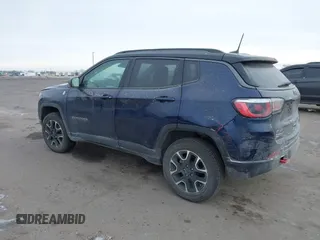 2020 Jeep Compass Trailhawk with VIN 3C4NJDDB3LT143926, listed as a IAAI auction lot 41368613 with 61,909 mi miles and . Bid and sale history available at carsss.com. Image 14.