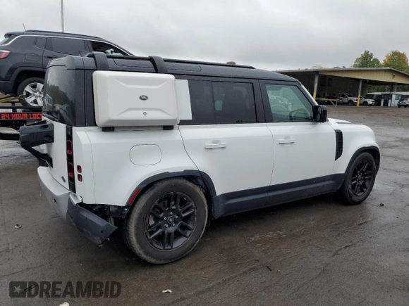 2021 Land Rover Defender S с VIN SALEJ7RX1M2046919, выставлен на аукционе Copart как лот 71701984 с пробегом 37 655 миль миль и Списание • Salvage title. История ставок и продаж доступна на DreamBid. Изображение 3.