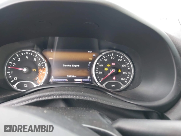 2015 Jeep Renegade Trailhawk with VIN ZACCJBCT7FPB16505, listed as a IAAI auction lot 41789335 with 63,416 mi miles and . Bid and sale history available at DreamBid. Image 7.