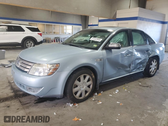 2008 Ford Taurus Limited with VIN 1FAHP25W68G103455, listed as a Copart auction lot 81032544 with 93,758 mi miles and Salvage Title. Bid and sale history available at carsss.com. Image 1.