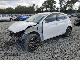 2023 Hyundai Kona N Line with VIN KM8K33A30PU982895, listed as a Copart auction lot 78129374 with 14,473 mi miles and Salvage Title. Bid and sale history available at carsss.com. Image 1.