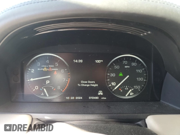 2012 Land Rover Range Rover SC Autobiography with VIN SALMP1E43CA379372, listed as a Copart auction lot 77528224 with 72,490 mi miles and Salvage title. Bid and sale history available at DreamBid. Image 9.