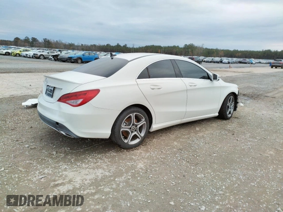 2018 Mercedes-Benz CLA 250 with VIN WDDSJ4EB5JN595932, listed as a Copart auction lot 70053322 with 31,286 mi miles and . Bid and sale history available at DreamBid. Image 3.