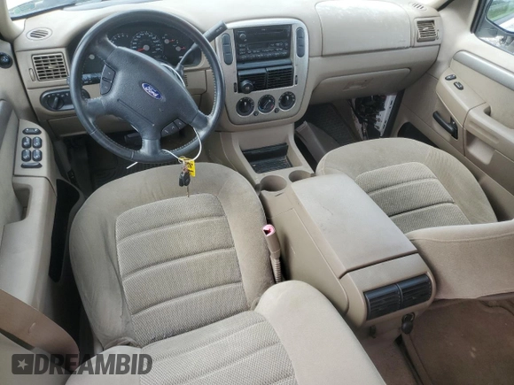 2003 Ford Explorer XLT with VIN 1FMZU63K63UB10345, listed as a Copart auction lot 61130955 with 116,918 mi miles and Salvage title. Bid and sale history available at DreamBid. Image 8.
