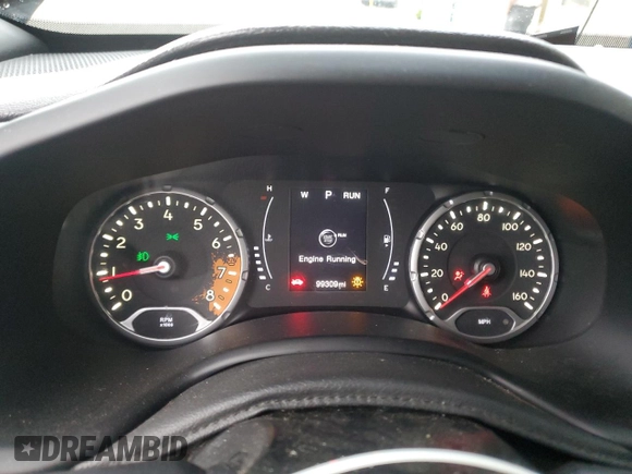 2018 Jeep Renegade Latitude z VIN ZACCJABB0JPH49634, wystawiony jako Copart lot #56703905 z przebiegiem 99 309 mil mil oraz Szkoda całkowita • Salvage title. Historia ofert i sprzedaży dostępna na DreamBid. Obrazek 9.