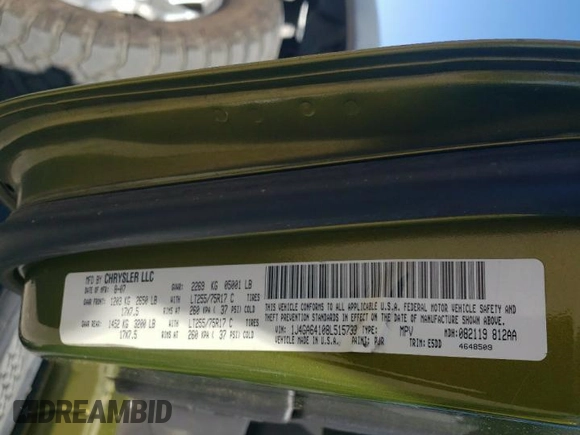 2008 Jeep Wrangler Rubicon с VIN 1J4GA64108L515733, выставлен на аукционе Copart как лот 80744384 с пробегом 139 565 миль миль и Списание • Salvage title. История ставок и продаж доступна на DreamBid. Изображение 12.