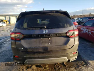 2023 Honda Pilot Elite with VIN 5FNYG1H85PB021288, listed as a Copart auction lot 43632365 with 19,736 mi miles and Salvage Title. Bid and sale history available at carsss.com. Image 6.