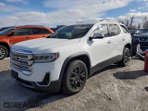 2020 GMC Acadia SLT with VIN 1GKKNML45LZ168723, listed as a Copart auction lot 44224705 with 87,430 mi miles and Salvage Title. Bid and sale history available at DreamBid. Image 1.