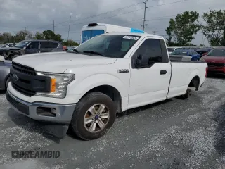2018 Ford F-150 XL z VIN 1FTMF1CB6JKC01863, wystawiony jako Copart lot #59709565 z przebiegiem 229 282 mil mil oraz Czysty tytuł • Clean title. Historia ofert i sprzedaży dostępna na DreamBid. Obrazek 1.
