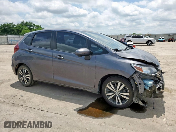 2018 Honda Fit EX with VIN 3HGGK5H88JM707976, listed as a Copart auction lot 58777715 with 83,651 mi miles and Salvage title. Bid and sale history available at DreamBid. Image 4.