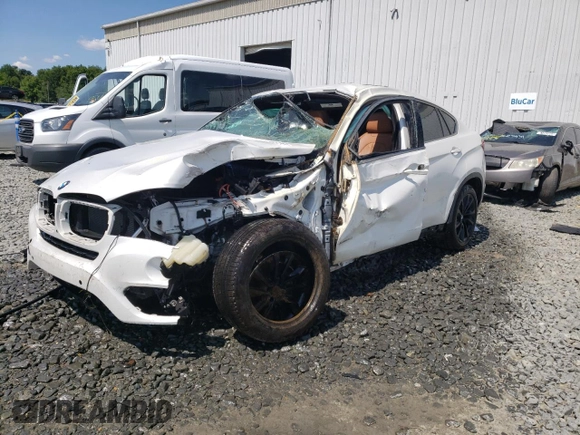 2019 BMW X6 xDrive35i with VIN 5UXKU2C50K0Z63076, listed as a Copart auction lot 61988993 with 0 mi miles. Bid and sale history available at carsss.com. Image 1.