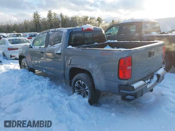 2022 Chevrolet Colorado 4WD Z71 with VIN 1GCGTDEN2N1305244, listed as a IAAI auction lot 41524704 with 36,614 mi miles and . Bid and sale history available at DreamBid. Image 3.